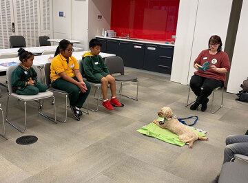 A non-negotiable in our industry - The Therapy dog must be safe with the children