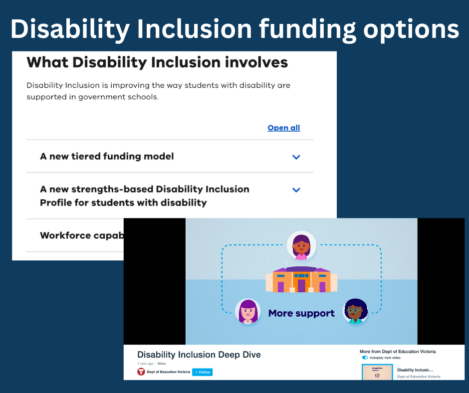 Disability Inclusion Funding Options